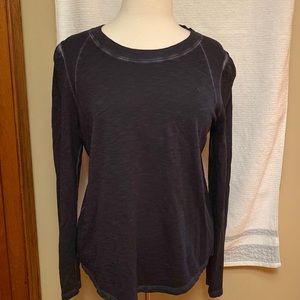 Veronica Beard Mason Baseball long sleeve tee size XL